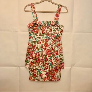 Women’s Small Bright Floral Tank Dress